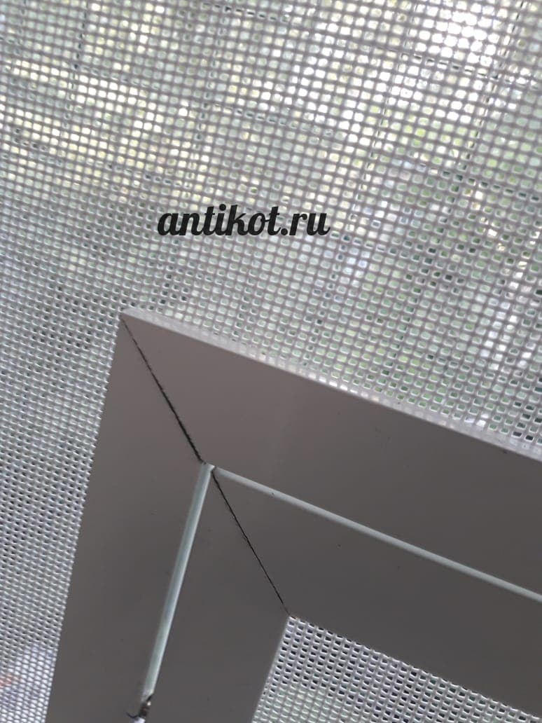 Москитная сетка с дверцей и выгулом на окно - Antikot.ru